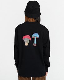 7 Pop Shrooms - Long Sleeve T-Shirt for Men Black Z1KTC3ELF1 Element