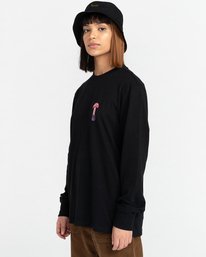 5 Pop Shrooms - Long Sleeve T-Shirt for Men Black Z1KTC3ELF1 Element