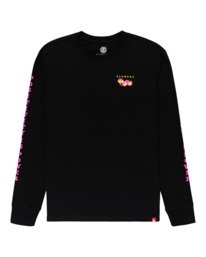 0 Ganzo - T-shirt manches longues pour Homme Noir Z1LSD2ELF1 Element
