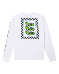 1 Ganzo - T-shirt manches longues pour Homme Blanc Z1LSD2ELF1 Element