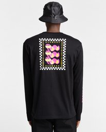5 Ganzo - T-shirt manches longues pour Homme Noir Z1LSD2ELF1 Element