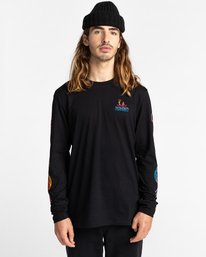 2 Cabeza - Maglietta a Maniche Lunghe da Uomo  Z1LSD4ELF1 Element