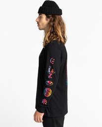 3 Cabeza - Maglietta a Maniche Lunghe da Uomo  Z1LSD4ELF1 Element