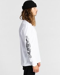 3 Acceptance - Long Sleeve T-Shirt for Men White Z1LSE3ELF1 Element
