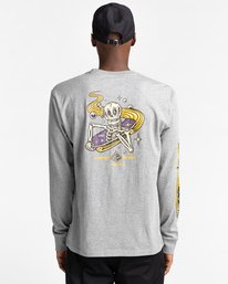 5 Transender - Long Sleeve T-Shirt for Men Grey Z1LSE4ELF1 Element