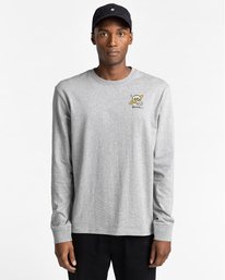 2 Transender - Long Sleeve T-Shirt for Men Grey Z1LSE4ELF1 Element