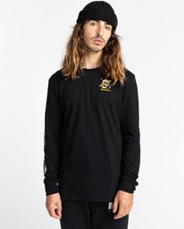 2 Transender - Longsleeve für Männer Schwarz Z1LSE4ELF1 Element