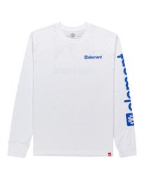 0 Joint - Long Sleeve T-Shirt Unisex White Z1LSE5ELF1 Element