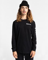 2 Joint - Longsleeve Unisex Schwarz Z1LSE5ELF1 Element