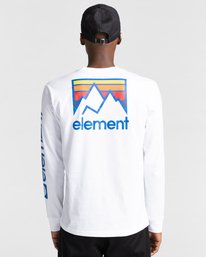 5 Joint - Long Sleeve T-Shirt Unisex White Z1LSE5ELF1 Element