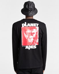 4 Pota Dominion - Camiseta de Manga Larga Unisex Negro Z1LSE7ELF1 Element