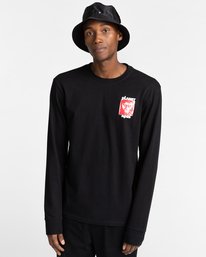 2 Pota Dominion - Camiseta de Manga Larga Unisex Negro Z1LSE7ELF1 Element
