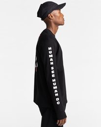 3 Pota Surge - Long Sleeve T-Shirt Unisex Black Z1LSE9ELF1 Element