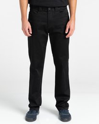 2 Sawyer - Pantaloni Chino voor Uomo Black Z1PTC4ELF1 Element