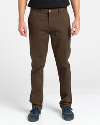 2 Howland Classic - Pantalon chino pour Homme Marron Z1PTC5ELF1 Element