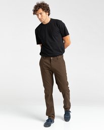 4 Howland Classic - Pantalon chino pour Homme Marron Z1PTC5ELF1 Element