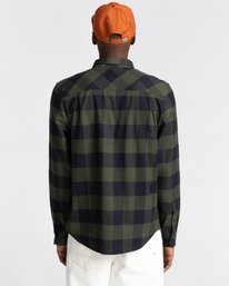 6 Tacoma - Flannel Shirt for Men Green Z1SHC1ELF1 Element