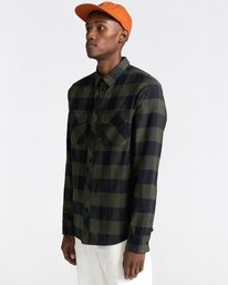 2 Tacoma - Flannel Shirt for Men Green Z1SHC1ELF1 Element