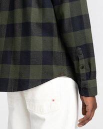 4 Tacoma - Flannel Shirt for Men Green Z1SHC1ELF1 Element