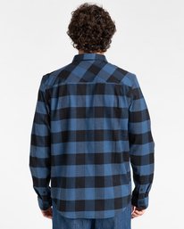 2 Tacoma - Chemise en flanelle pour Homme Bleu Z1SHC1ELF1 Element
