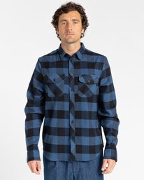 1 Tacoma - Chemise en flanelle pour Homme Bleu Z1SHC1ELF1 Element