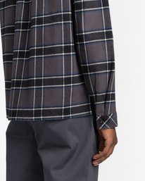 4 Wentworth - Camicia in flanella da Uomo Black Z1SHC4ELF1 Element