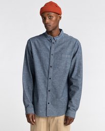1 Bold Chambray - Langärmliges Hemd für Männer  Z1SHC9ELF1 Element