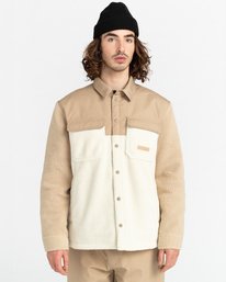 2 Nature Calls Mappleville - Polartec® Overshirt for Men Grey Z1SHD2ELF1 Element