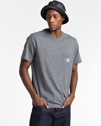1 Basic Label - Camisa de manga corta Negro Z1SSI1ELF1 Element
