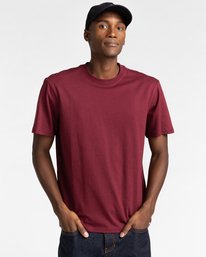 1 Crew - T-shirt Unisexe Rouge Z1SSI2ELF1 Element