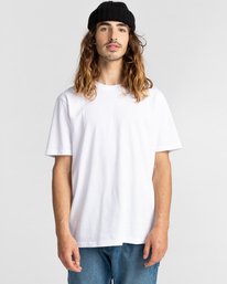 1 Crew - T-shirt Unisexe Blanc Z1SSI2ELF1 Element