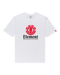0 Vertical - T-shirt pour Homme Blanc Z1SSI4ELF1 Element