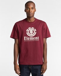 1 Vertical - Camiseta para Hombre Rojo Z1SSI4ELF1 Element