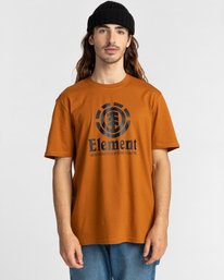 1 Vertical - T-shirt pour Homme Marron Z1SSI4ELF1 Element