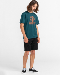3 Vertical - T-Shirt for Men Green Z1SSI4ELF1 Element