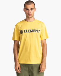1 Blazin - Maglietta voor Uomo Yellow Z1SSI5ELF1 Element