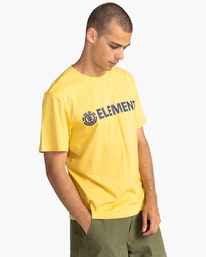 2 Blazin - Maglietta voor Uomo Yellow Z1SSI5ELF1 Element