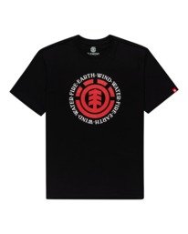 0 Seal - T-shirt pour Homme Noir Z1SSI7ELF1 Element