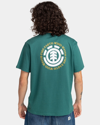 5 Seal - Camiseta para Hombre Verde Z1SSI8ELF1 Element