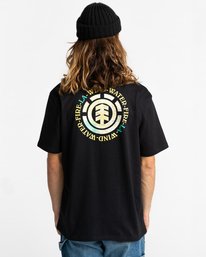 3 Topo Three - T-Shirt for Men Black Z1SSK4ELF1 Element