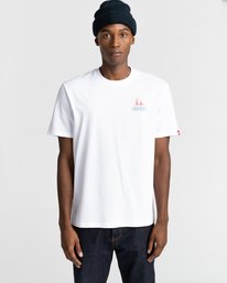 2 Cabeza - T-shirt pour Homme Blanc Z1SSL2ELF1 Element