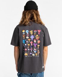 3 Shrooms Guide - T-Shirt for Men Black Z1SSO5ELF1 Element
