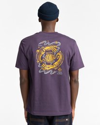 3 Rotation - T-Shirt for Men Purple Z1SSP4ELF1 Element