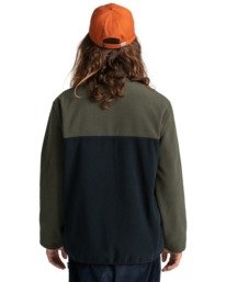 7 Abenaki - Polaire demi-zip pour Homme Vert Z1WAB4ELF1 Element