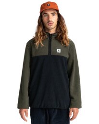 1 Abenaki - Polaire demi-zip pour Homme Vert Z1WAB4ELF1 Element