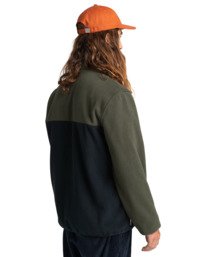 3 Abenaki - Polaire demi-zip pour Homme Vert Z1WAB4ELF1 Element