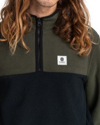 5 Abenaki - Polaire demi-zip pour Homme Vert Z1WAB4ELF1 Element