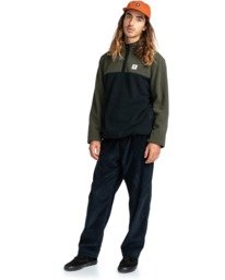 6 Abenaki - Polaire demi-zip pour Homme Vert Z1WAB4ELF1 Element