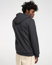 7 Bolton - Sherpa Fleece Zip Hoodie for Men Black Z1WAC5ELF1 Element