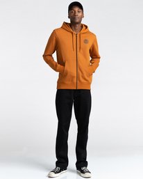 3 Goletta - Zip-Up Hoodie for Men Brown Z1ZHC3ELF1 Element